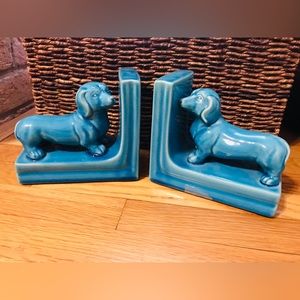 Blue Doggie Book Holder